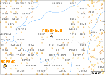 map of Mosafejo
