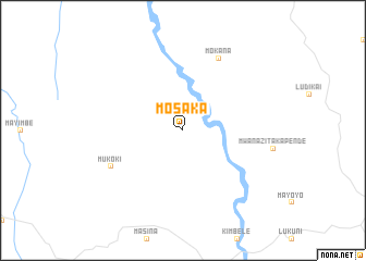map of Mosaka