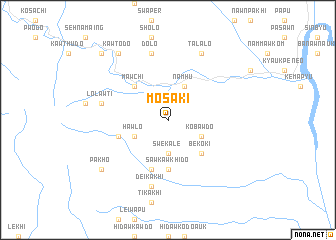 map of Mosaki