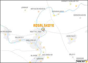 map of Mosal\