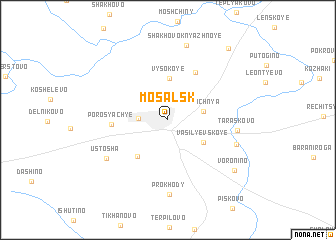 map of Mosal\