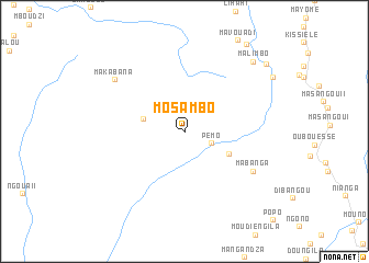 map of Mosambo