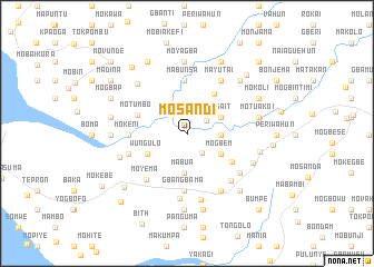 map of Mosandi