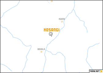 map of Mosangi