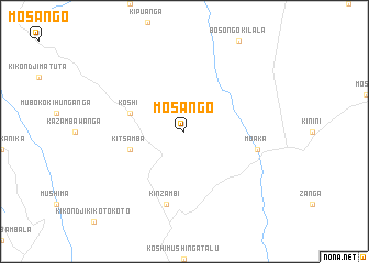 map of Mosango