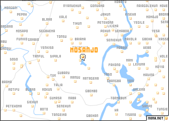 map of Mosanjo
