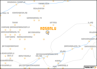 map of Mosanlū