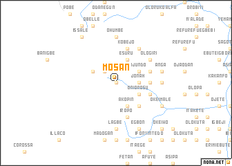 map of Mosan