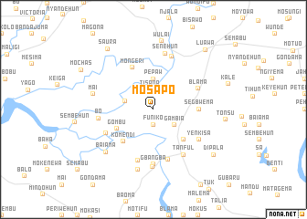 map of Mosapo