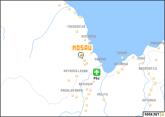 map of Mosau