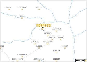 map of Mosazeg