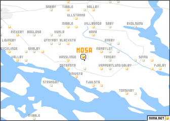map of Mösa