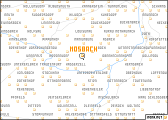 map of Mosbach