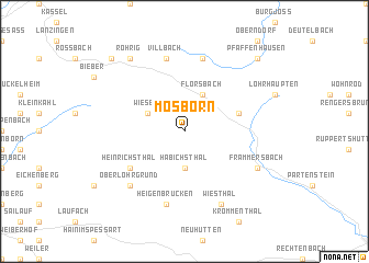 map of Mosborn