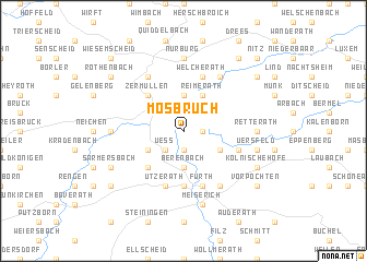 map of Mosbruch