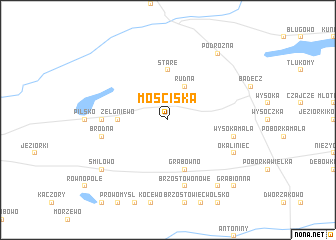 map of Mościska