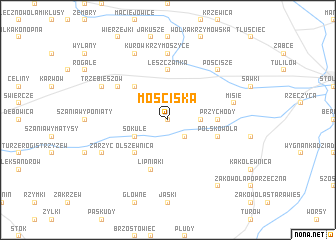 map of Mościska