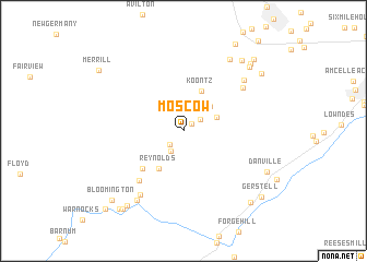 map of Moscow