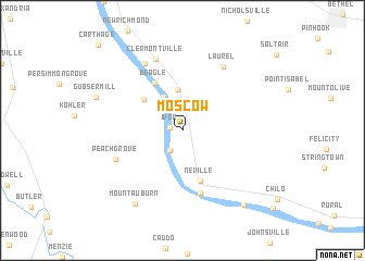 map of Moscow