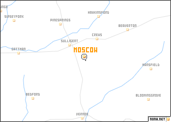 map of Moscow