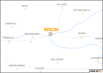 map of Moscow
