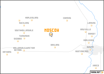 map of Moscow