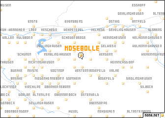 map of Mosebolle