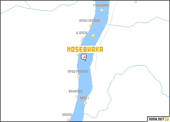 map of Mosebwaka