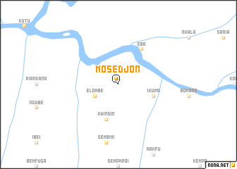 map of Mosedjon
