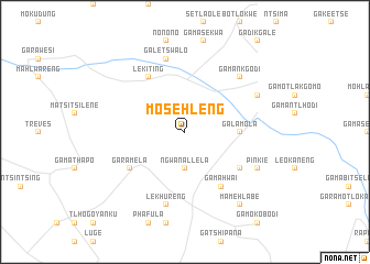 map of Mosehleng