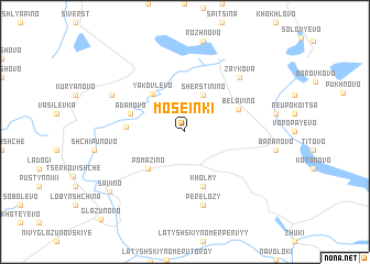 map of Moseinki