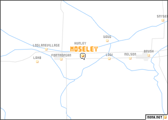 map of Moseley