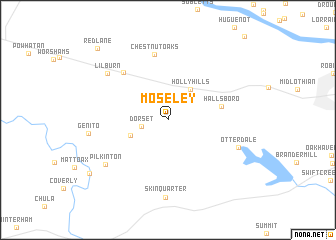 map of Moseley