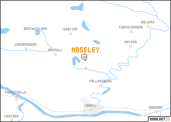 map of Moseley