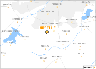 map of Moselle