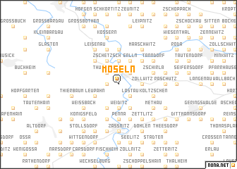 map of Möseln