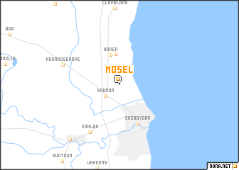 map of Mosel