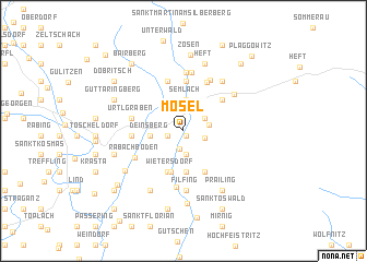 map of Mösel