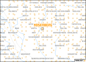 map of Mosenberg