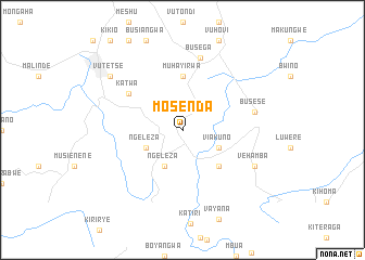 map of Mosenda