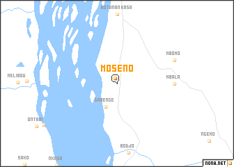 map of Moseno
