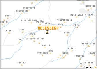 map of Mosesgegh