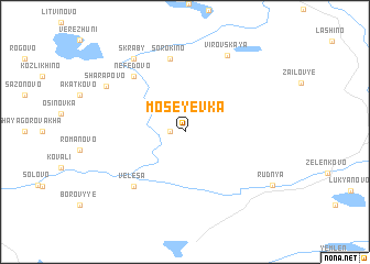 map of Moseyevka