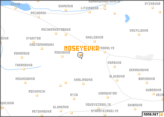 map of Moseyevka