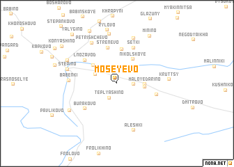 map of Moseyevo