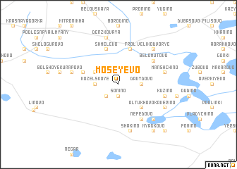 map of Moseyevo