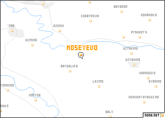map of Moseyevo