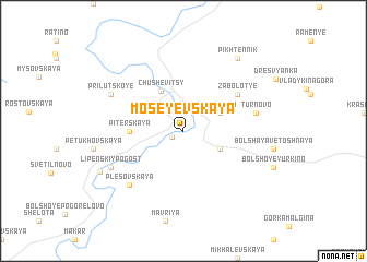 map of Moseyevskaya