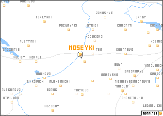 map of Moseyki