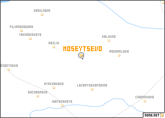 map of Moseytsevo